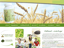 Tablet Screenshot of greencyberthai.com